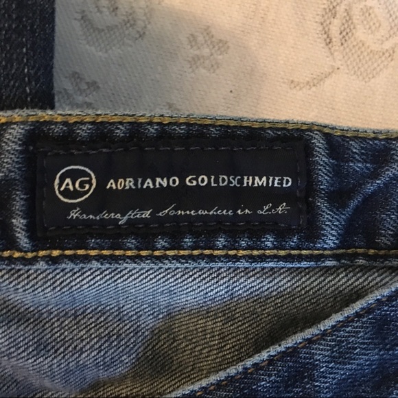 AG Adriano Goldschmeid Angel distressed bootcut jeans size 27 - Picture 8 of 8